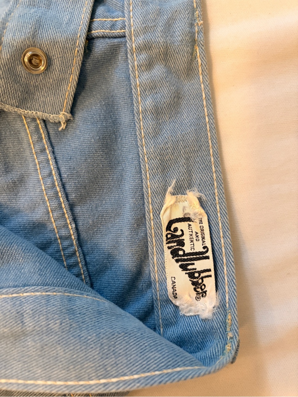 LANDLUBBER VINTAGE 100% cotton Denim | Light Wash Jean | 28 | size measurements